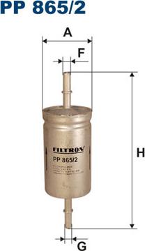 Filtron PP865/2 - Паливний фільтр autozip.com.ua