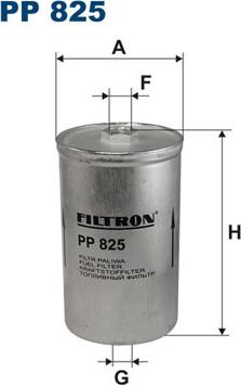 Filtron PP825 - Паливний фільтр autozip.com.ua