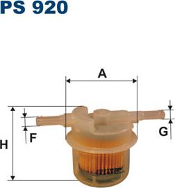 Filtron PS920 - Паливний фільтр autozip.com.ua