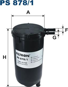Filtron PS878/1 - Паливний фільтр autozip.com.ua