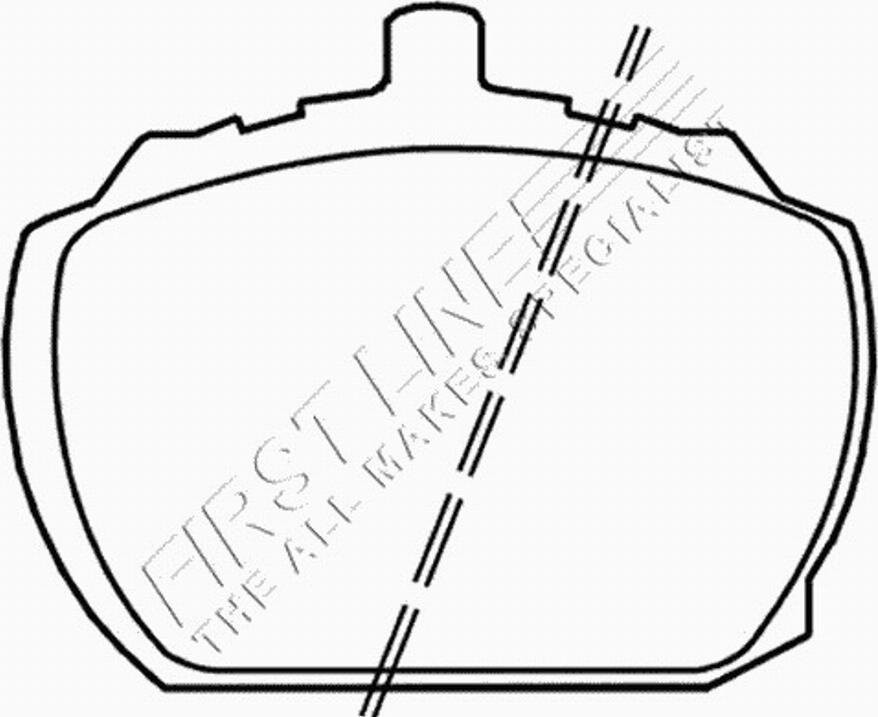 First Line FBP1514 - Гальмівні колодки, дискові гальма autozip.com.ua