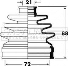 First Line FCB2813 - Пильник, приводний вал autozip.com.ua