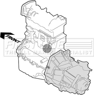 First Line FEM4421 - Подушка, підвіска двигуна autozip.com.ua