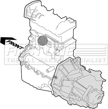 First Line FEM3274 - Подушка, підвіска двигуна autozip.com.ua