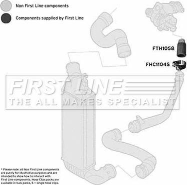 First Line FTH1058 - Трубка нагнітається повітря autozip.com.ua