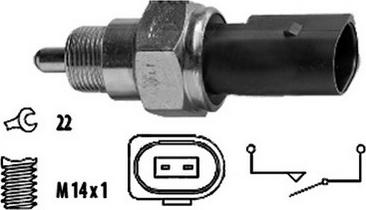 Fispa 3.234234 - Датчик, контактний перемикач, фара заднього ходу autozip.com.ua