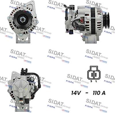 Fispa A12HY0167A2 - Генератор autozip.com.ua