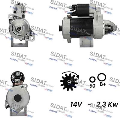 Fispa S12BH0598A2 - Стартер autozip.com.ua