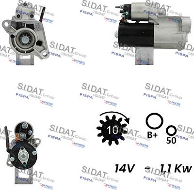 Fispa S12BH0649A2 - Стартер autozip.com.ua