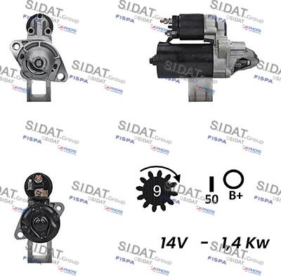 Fispa S12BH0339A2 - Стартер autozip.com.ua