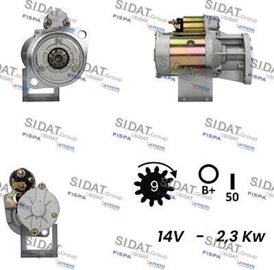 Fispa S12HT0539A2 - Стартер autozip.com.ua