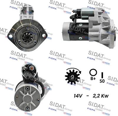 Fispa S12HT0038 - Стартер autozip.com.ua