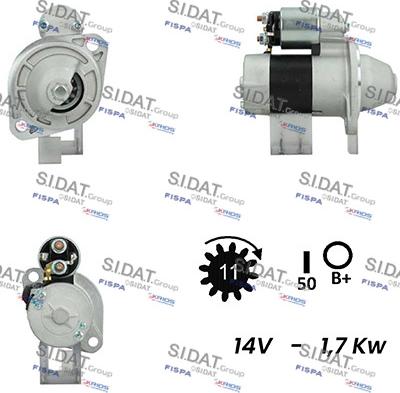 Fispa S12HT0105A2 - Стартер autozip.com.ua