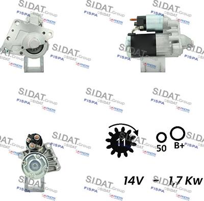 Fispa S12MH0014A2 - Стартер autozip.com.ua