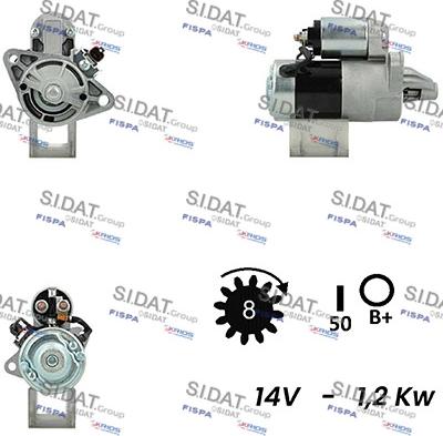 Fispa S12MH0331A2 - Стартер autozip.com.ua