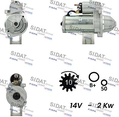 Fispa S12VA0010A2 - Стартер autozip.com.ua