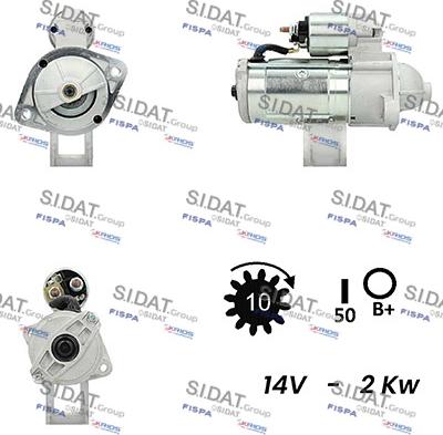 Fispa S12VA0024A2 - Стартер autozip.com.ua