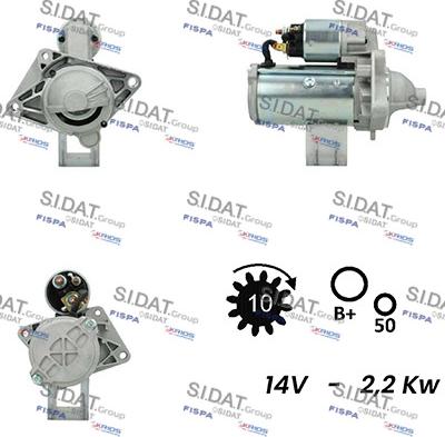 Fispa S12VA0021 - Стартер autozip.com.ua