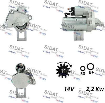 Fispa S12VA0153A2 - Стартер autozip.com.ua