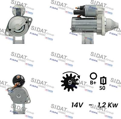 Fispa S12VA0237A2 - Стартер autozip.com.ua