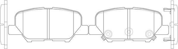 FIT FP5151 - Гальмівні колодки, дискові гальма autozip.com.ua