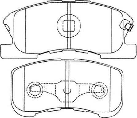 FIT FP6168 - Гальмівні колодки, дискові гальма autozip.com.ua