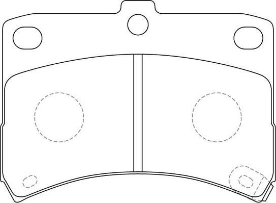 FIT FP6170 - Гальмівні колодки, дискові гальма autozip.com.ua