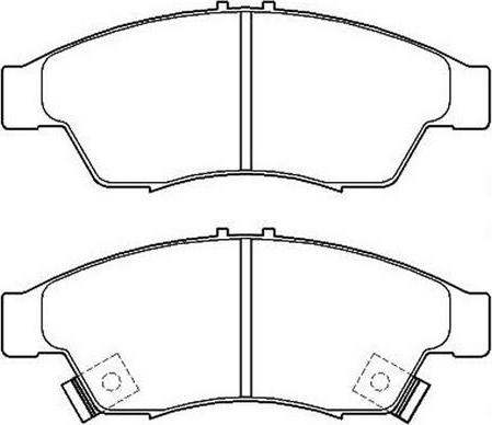 FIT FP0948 - Гальмівні колодки, дискові гальма autozip.com.ua