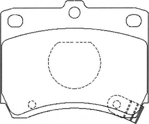 FIT FP0402 - Гальмівні колодки, дискові гальма autozip.com.ua