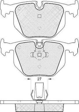 FIT FP0548 - Гальмівні колодки, дискові гальма autozip.com.ua