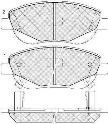 FIT FP0536 - Гальмівні колодки, дискові гальма autozip.com.ua