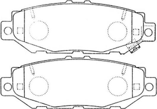 FIT FP0572 - Гальмівні колодки, дискові гальма autozip.com.ua