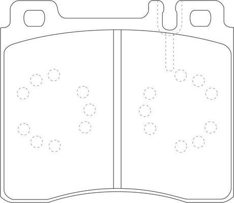 FIT FP0577 - Гальмівні колодки, дискові гальма autozip.com.ua