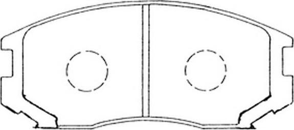 FIT FP0602 - Гальмівні колодки, дискові гальма autozip.com.ua