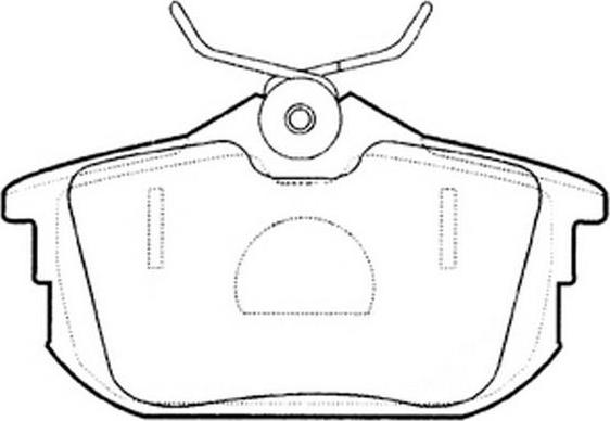 FIT FP0838 - Гальмівні колодки, дискові гальма autozip.com.ua