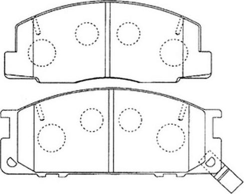 FIT FP0355 - Гальмівні колодки, дискові гальма autozip.com.ua