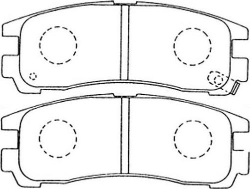 FIT FP0383 - Гальмівні колодки, дискові гальма autozip.com.ua