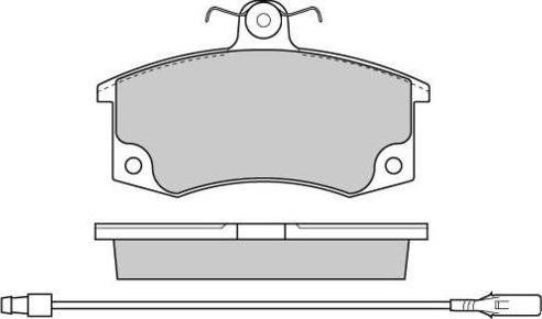 FIT FP0290E - Гальмівні колодки, дискові гальма autozip.com.ua