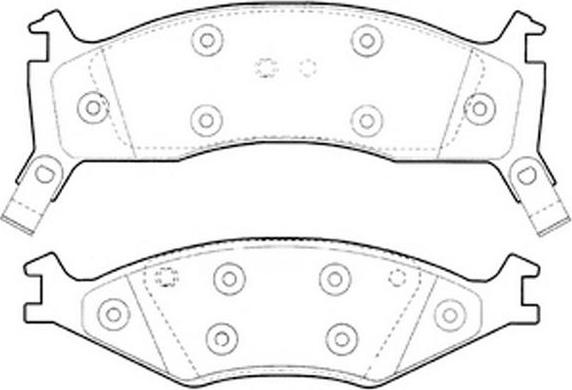 FIT FP0719 - Гальмівні колодки, дискові гальма autozip.com.ua