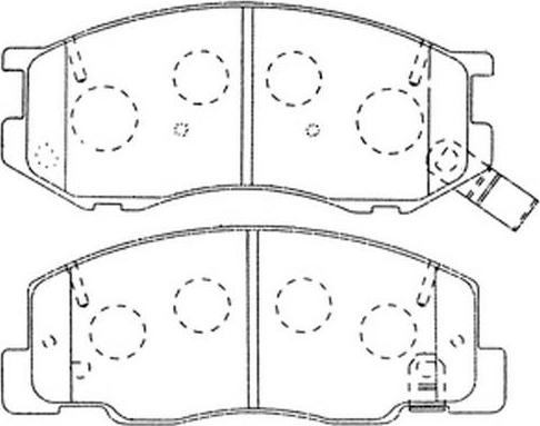 FIT FP0716 - Гальмівні колодки, дискові гальма autozip.com.ua