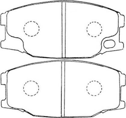 FIT FP0734 - Гальмівні колодки, дискові гальма autozip.com.ua