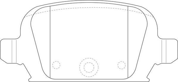 FIT FP1533 - Гальмівні колодки, дискові гальма autozip.com.ua