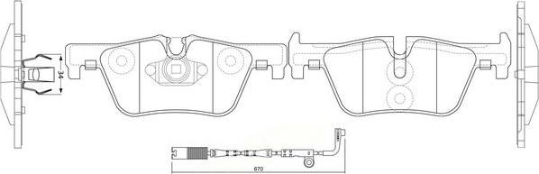 FIT FP1613E - Гальмівні колодки, дискові гальма autozip.com.ua