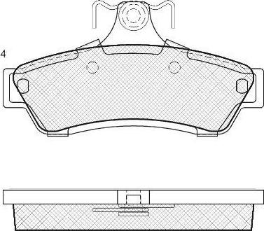 FIT FP1048 - Гальмівні колодки, дискові гальма autozip.com.ua