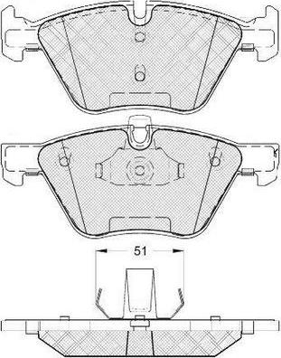 FIT FP1061 - Гальмівні колодки, дискові гальма autozip.com.ua