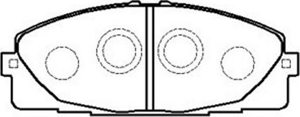 FIT FP1067 - Гальмівні колодки, дискові гальма autozip.com.ua