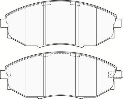 FIT FP1031 - Гальмівні колодки, дискові гальма autozip.com.ua