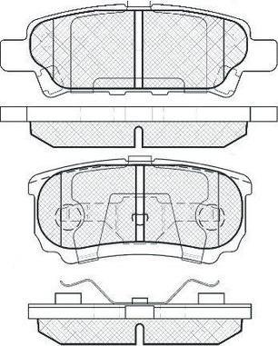 FIT FP1037 - Гальмівні колодки, дискові гальма autozip.com.ua