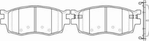 FIT FP1156 - Гальмівні колодки, дискові гальма autozip.com.ua