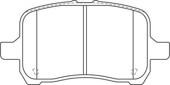 FIT FP1160 - Гальмівні колодки, дискові гальма autozip.com.ua